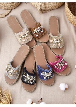 Royalfashion Klapki damskie z muszelkami Sandy ze sklepu royalfashion.pl w kategorii Klapki damskie - zdjęcie 180459208