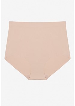 Beżowe Bezszwowe Majtki High Waist Navorila ze sklepu renee.pl w kategorii Majtki damskie - zdjęcie 180459255