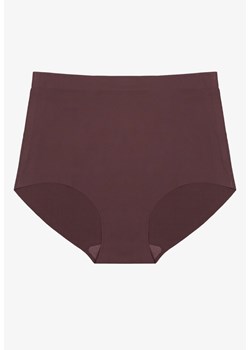 Ciemnofioletowe Bezszwowe Majtki High Waist Navorila ze sklepu renee.pl w kategorii Majtki damskie - zdjęcie 180459259