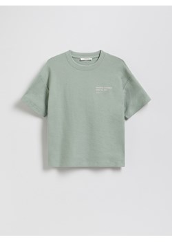 Reserved - T-shirt oversize - morski ze sklepu Reserved w kategorii T-shirty chłopięce - zdjęcie 180460917