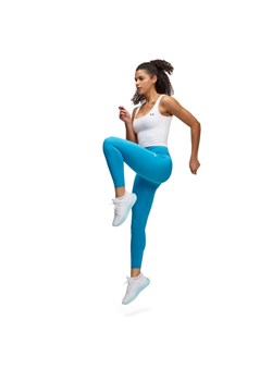 Damskie legginsy treningowe Under Armour Motion Ankle Leg Emea - niebieskie ze sklepu Sportstylestory.com w kategorii Spodnie damskie - zdjęcie 180461498
