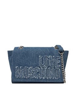 Torebka LOVE MOSCHINO JC4245PP0MKM0750 Niebieski ze sklepu MODIVO w kategorii Torebki damskie - zdjęcie 180463455