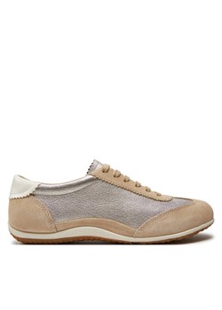 Sneakersy Geox D Vega D4509A 022BV CH62L Beżowy ze sklepu MODIVO w kategorii Półbuty damskie - zdjęcie 180500196
