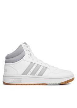 Sneakersy adidas Hoops 3.0 Mid Lifestyle Basketball Classic Vintage Shoes IG5568 Biały ze sklepu MODIVO w kategorii Buty sportowe męskie - zdjęcie 180511878