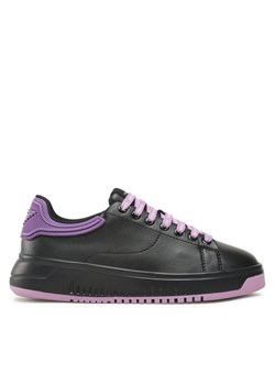 Sneakersy Emporio Armani X3X024 XN825 R295 Czarny ze sklepu MODIVO w kategorii Trampki damskie - zdjęcie 180519407