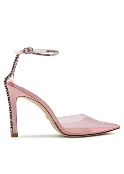 Sandały Stuart Weitzman Stuart Glam 100 Strappm SC002 Przezroczysty ze sklepu MODIVO w kategorii Czółenka - zdjęcie 180538308