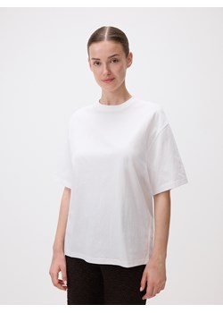 Reserved - Bawełniany t-shirt oversize - biały ze sklepu Reserved w kategorii Bluzki damskie - zdjęcie 181031547