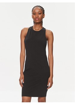 Calvin Klein Swimwear Sukienka plażowa KW0KW02480 Czarny Regular Fit ze sklepu MODIVO w kategorii Sukienki - zdjęcie 181032245