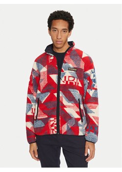 Napapijri Polar T-Argient NP0A4HZJ Czerwony Regular Fit ze sklepu MODIVO w kategorii Bluzy męskie - zdjęcie 181032267