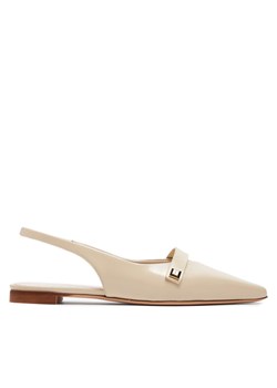Max Mara Sandały Mmspring 2414521111600 Beżowy ze sklepu MODIVO w kategorii Balerinki - zdjęcie 181032516