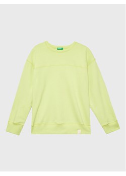 United Colors Of Benetton Bluza 3UHRC10BB Żółty Regular Fit ze sklepu MODIVO w kategorii Bluzy chłopięce - zdjęcie 181032815