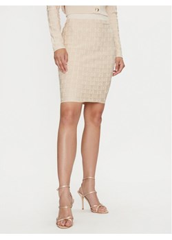 Marciano Guess Spódnica ołówkowa 4YGD23 5718Z Écru Slim Fit ze sklepu MODIVO w kategorii Spódnice - zdjęcie 181032956