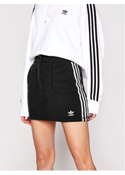 adidas Spódnica mini adicolor Classics GN2800 Czarny Slim Fit ze sklepu MODIVO w kategorii Spódnice - zdjęcie 181033057