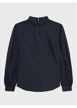 Tommy Hilfiger Koszula KG0KG07030 D Granatowy Regular Fit ze sklepu MODIVO w kategorii Koszule dziewczęce - zdjęcie 181033246