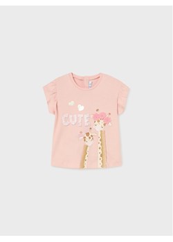 Mayoral T-Shirt 1009 Różowy Regular Fit ze sklepu MODIVO w kategorii Bluzki dziewczęce - zdjęcie 181033275
