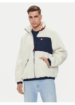 Tommy Jeans Kurtka przejściowa Teddy DM0DM18906 Écru Relaxed Fit ze sklepu MODIVO w kategorii Kurtki męskie - zdjęcie 181033599