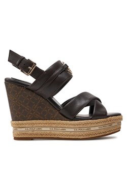 U.S. Polo Assn. Espadryle Aylin016 Brązowy ze sklepu MODIVO w kategorii Sandały damskie - zdjęcie 181033639