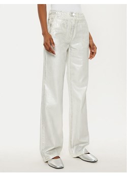 MAX&Co. Jeansy Basilio 2516131021200 Srebrny Wide Leg ze sklepu MODIVO w kategorii Jeansy damskie - zdjęcie 181033685