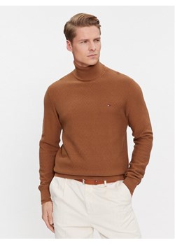 Tommy Hilfiger Golf MW0MW33453 Brązowy Regular Fit ze sklepu MODIVO w kategorii Swetry męskie - zdjęcie 181033868