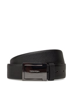 Calvin Klein Pasek Męski Formal Plaque Tex 35Mm K50K512843 Czarny ze sklepu MODIVO w kategorii Paski męskie - zdjęcie 181033885