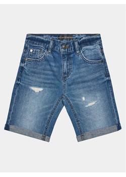 Guess Szorty jeansowe L4GD16 D41E0 Niebieski Regular Fit ze sklepu MODIVO w kategorii Spodenki chłopięce - zdjęcie 181033975