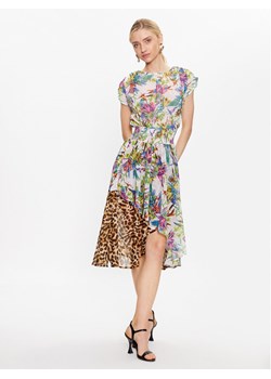 Just Cavalli Sukienka codzienna 74PBO913 Kolorowy Regular Fit ze sklepu MODIVO w kategorii Sukienki - zdjęcie 181034039