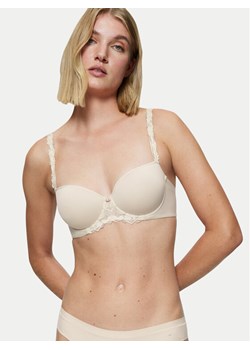 Triumph Biustonosz z fiszbiną Wild Azalea 10219858 Beżowy ze sklepu MODIVO w kategorii Biustonosze - zdjęcie 181034067