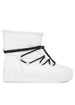 Calvin Klein Jeans Śniegowce Bold Vulc Flatf Snow Boot Wn YW0YW01181 Biały ze sklepu MODIVO w kategorii Śniegowce damskie - zdjęcie 181034076