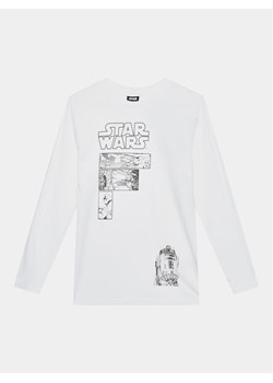 OVS Bluzka STAR WARS 1891928 Biały Regular Fit - id: 0000303332662 - marki Ovs - 181034088 OVS Bluzka STAR WARS 1891928 Biały Regular Fit ze sklepu MODIVO w kategorii T-shirty chłopięce - zdjęcie 181034088