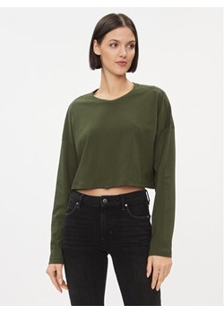 Noisy May Bluzka 27026051 Zielony Cropped Fit ze sklepu MODIVO w kategorii Bluzki damskie - zdjęcie 181034168