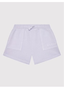 Guess Szorty sportowe J2GD01 KB4O0 Fioletowy Regular Fit ze sklepu MODIVO w kategorii Spodenki dziewczęce - zdjęcie 181034377
