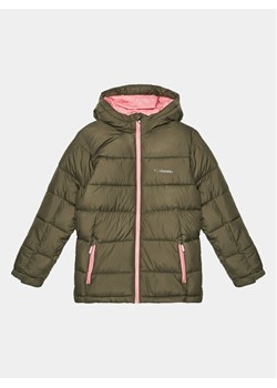 Columbia Kurtka zimowa Pike Lake™ II Hooded Jacket Zielony Regular Fit ze sklepu MODIVO w kategorii Kurtki dziewczęce - zdjęcie 181034579