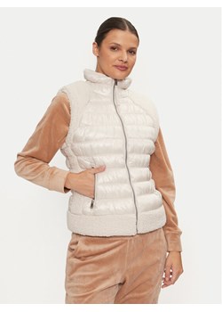 DKNY Bezrękawnik DP4V3163 Écru Regular Fit ze sklepu MODIVO w kategorii Kamizelki damskie - zdjęcie 181034586