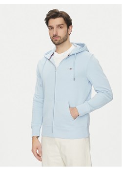 Gant Bluza Shield 2007059 Niebieski Regular Fit ze sklepu MODIVO w kategorii Bluzy męskie - zdjęcie 181034595