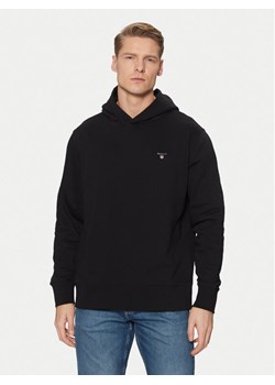 Gant Bluza Original Shield 2014016 Czarny Regular Fit ze sklepu MODIVO w kategorii Bluzy męskie - zdjęcie 181034837