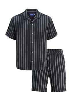 Jack&Jones Komplet koszula i szorty materiałowe Easter 12281255 Granatowy Relaxed Fit ze sklepu MODIVO w kategorii Koszule męskie - zdjęcie 181034909