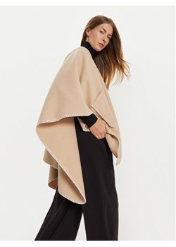 Pieces Ponczo Nadja 17152351 Beżowy Relaxed Fit ze sklepu MODIVO w kategorii Poncza - zdjęcie 181034956