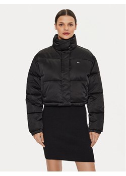 Tommy Jeans Kurtka zimowa Satin DW0DW18292 Czarny Regular Fit ze sklepu MODIVO w kategorii Kurtki damskie - zdjęcie 181034989