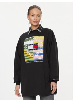Tommy Jeans Sukienka codzienna Luxe DW0DW15885 Czarny Relaxed Fit ze sklepu MODIVO w kategorii Sukienki - zdjęcie 181035009