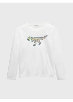 Tom Tailor Longsleeve 1033090 Biały Regular Fit ze sklepu MODIVO w kategorii T-shirty chłopięce - zdjęcie 181035119