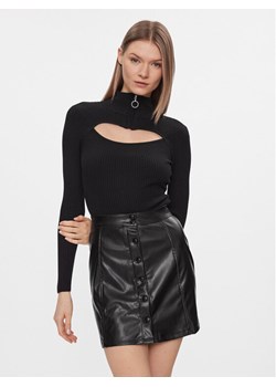 Brave Soul Sweter LK-364ZIP Czarny Regular Fit ze sklepu MODIVO w kategorii Swetry damskie - zdjęcie 181035126