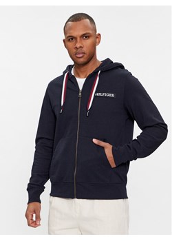 Tommy Hilfiger Bluza Global Stripe MW0MW33658 Granatowy Regular Fit ze sklepu MODIVO w kategorii Bluzy męskie - zdjęcie 181035149