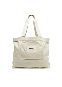 HUGO Torebka 50536267 Biały ze sklepu MODIVO w kategorii Torby Shopper bag - zdjęcie 181035209