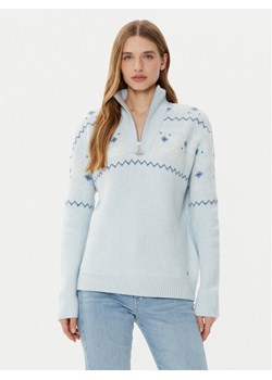 Guess Sweter W4PR1A Z3LQ0 Niebieski Regular Fit ze sklepu MODIVO w kategorii Swetry damskie - zdjęcie 181035219