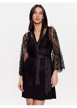 Hunkemöller Szlafrok 191636 Czarny Regular Fit ze sklepu MODIVO w kategorii Szlafroki damskie - zdjęcie 181035238