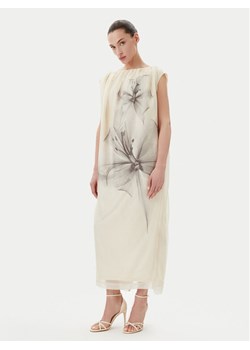 Herskind Sukienka koktajlowa Veronika 5586199 Écru Loose Fit ze sklepu MODIVO w kategorii Sukienki - zdjęcie 181035239