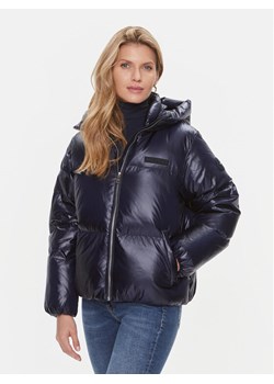 Tommy Hilfiger Kurtka puchowa New York Gloss WW0WW40836 Granatowy Relaxed Fit ze sklepu MODIVO w kategorii Kurtki damskie - zdjęcie 181035387