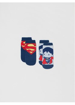 OVS Zestaw 2 par wysokich skarpet dziecięcych SUPERMAN 1627427 Granatowy ze sklepu MODIVO w kategorii Skarpetki dziecięce - zdjęcie 181035447