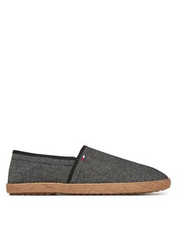 Tommy Hilfiger Espadryle Hilfiger Chambray Espadrille FM0FM05391 Czarny ze sklepu MODIVO w kategorii Espadryle męskie - zdjęcie 181035688
