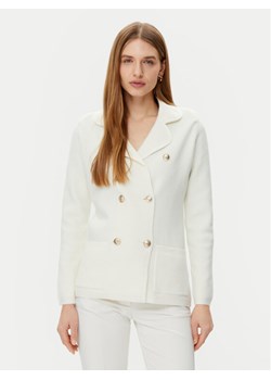 Guess Marynarka 5RGR10 5851Z Écru Regular Fit ze sklepu MODIVO w kategorii Marynarki damskie - zdjęcie 181035847